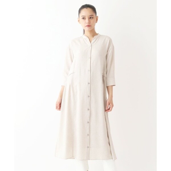 HIROKO BIS / ヒロコビス 迷彩フラワーコクーンデザインワンピース