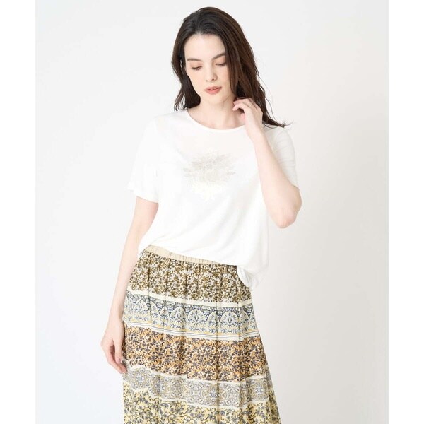 箔プリントカットソー | クリスチャンオジャール(christianaujard