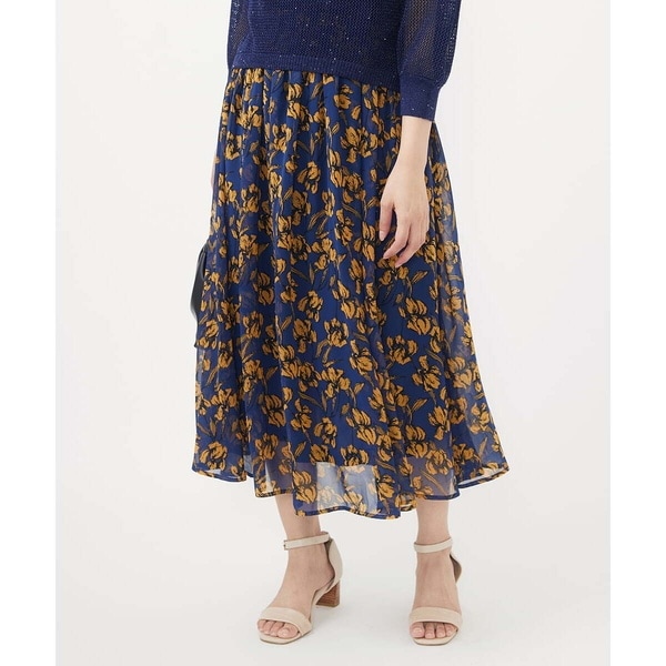 洗える/ストレッチ/セットアップ対応】ダブルクロスタイトスカート