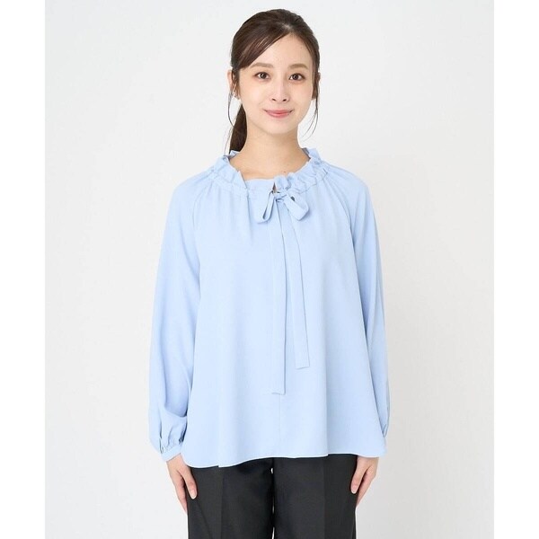 小さいサイズ】フリルディテールブラウス/洗える | MK ミッシェル