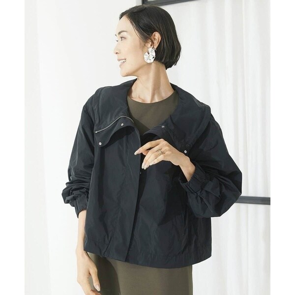 ミルキーシアースタンドカラーパーカーブルゾン | ノーブル(Noble