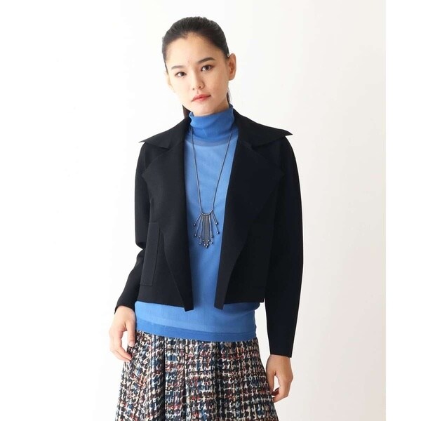 大きいサイズ レディース ブラックフォーマル】テーラーJKと前開き