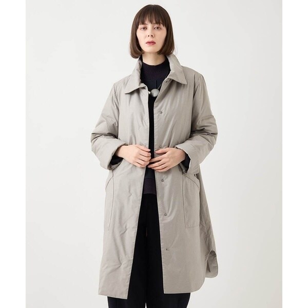 小さいサイズ】杢調タフタステンカラーダウンコート | ヒロコビス