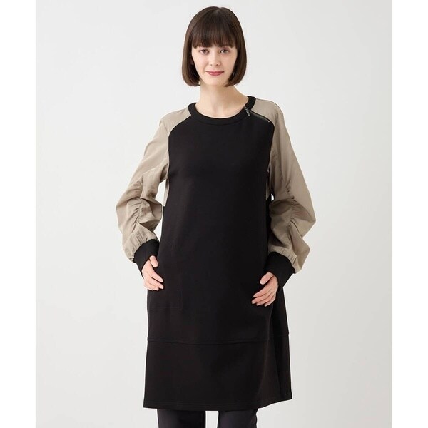 小さいサイズ/洗える】タフタジョイントデザインチュニック