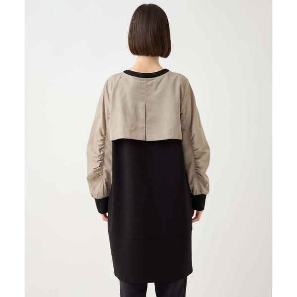 小さいサイズ/洗える】タフタジョイントデザインチュニック