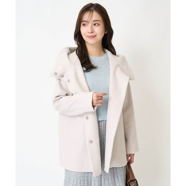 小さいサイズ】スライバーラメミドル丈コート | MK ミッシェルクラン