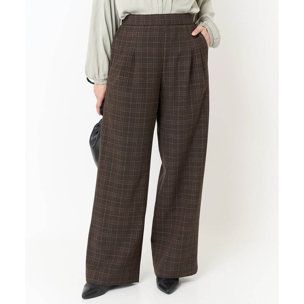小さいサイズ】リラクシーシルエットイージーワイドパンツ/洗える | MK