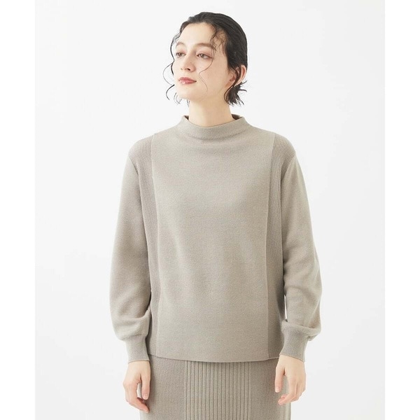 ダブルジャガードラメテープ刺繍ロゴニット | ジョルジュ・レッシュ