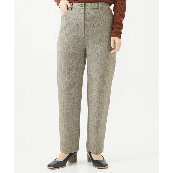 ジャンニ・ロ・ジュディチェ（GIANNI LO GIUDICE）/ウォッシャブルツイードストレートパンツ ウォッシャブルツイードストレートパンツ | ジャンニ・ロ・ジュディ