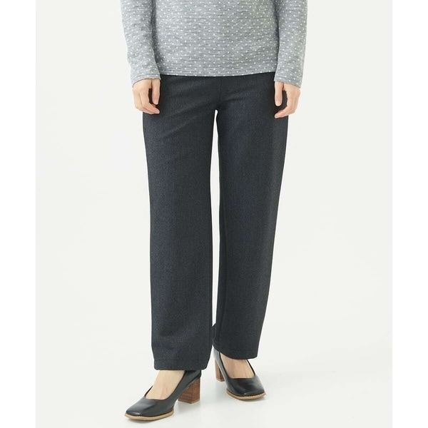 4サイズ展開]ウォッシャブルツイードストレートパンツ | ジャンニ・ロ