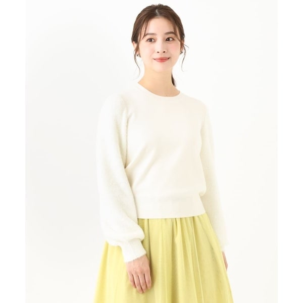 小さいサイズ】ハイネックAラインニットチュニック/洗える | MK