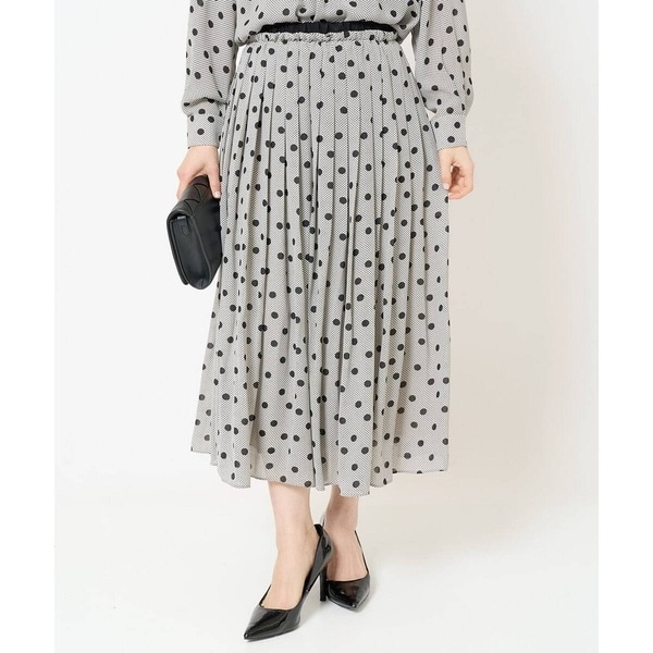 セットアップ対応］ランダムドット箔プリントスカート | GEORGES RECH