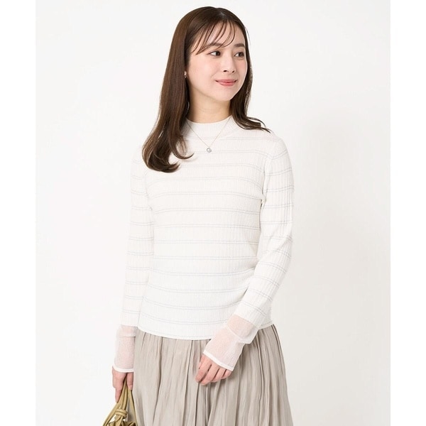 小さいサイズ】ハイネックAラインニットチュニック/洗える | MK