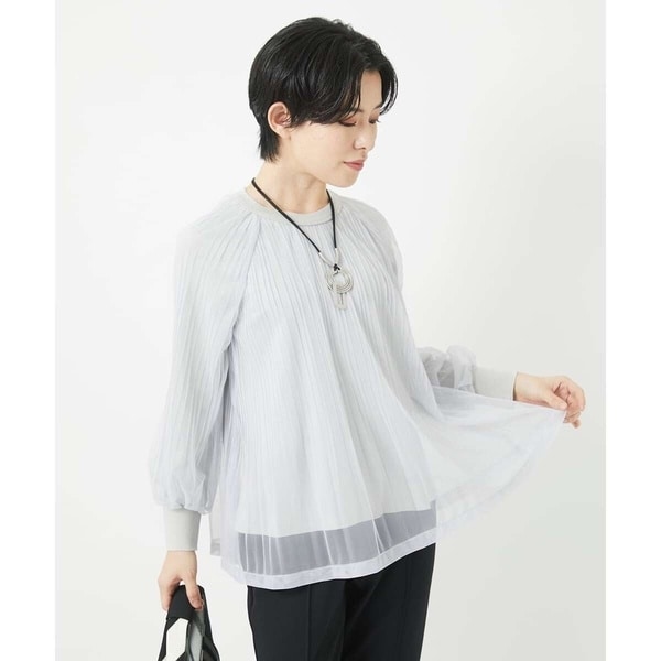 カシミヤハイネックチュールカットソー | ジョルジュ・レッシュ