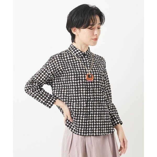 塩縮ドットシャツブラウス | ジャンニ・ロ・ジュディチェ(GIANNI LO