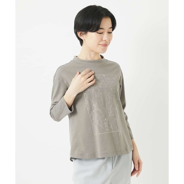 ES RECH / ジョルジュ・レッシュ [日本製]幾何ジャガードボトルネックカットソー 日本製]幾何ジャガードボトルネックカットソー(カットソー・T