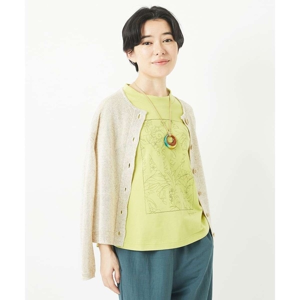 リネン杢ニットカーディガン | ジャンニ・ロ・ジュディチェ(GIANNI LO