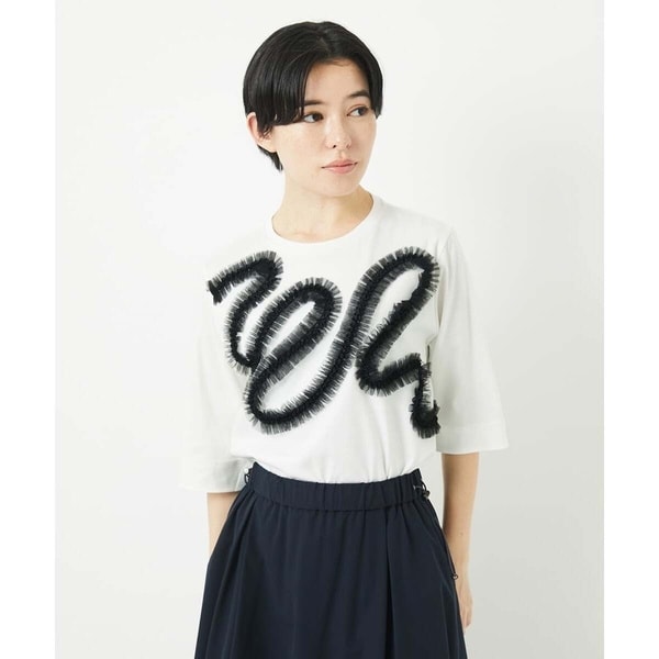 チュールテープライン7分袖カットソー | ジョルジュ・レッシュ(GEORGES