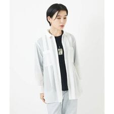[日本製]サンディーローンタックシャツブラウス