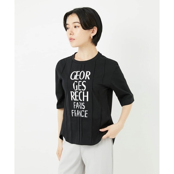 ピンタックロゴカットソー | ジョルジュ・レッシュ(GEORGES RECH