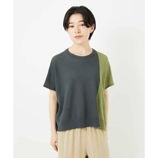 GIANNI LO GIUDICE / ジャンニ・ロ・ジュディチェ [洗える]メンギマボーダーニット メンギマボーダーニット | GIANNI LO GIUDICE(Women/小さい