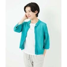 【小さいサイズ/洗える】ボリュームスリーブニットカーディガン