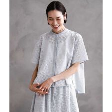 [小さいサイズ]エンブロイダリーレースブラウス(セットアップ対応)