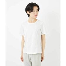 【小さいサイズ】カーブ切り替えコットンカットソー