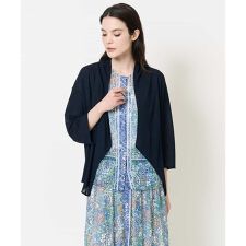 [接触冷感･吸汗速乾/アンサンブル対応]カットソー羽織