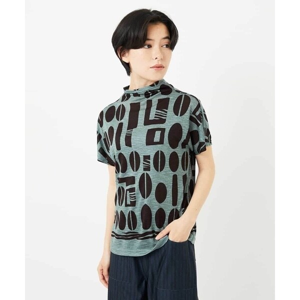 日本製]コーヒービーンズプリントカットソー | ジャンニ・ロ・ジュディ