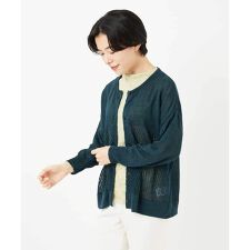 [日本製]リネンニットカーディガン