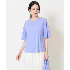 [接触冷感･吸汗速乾/アンサンブル対応]フレアスリーブカットソー