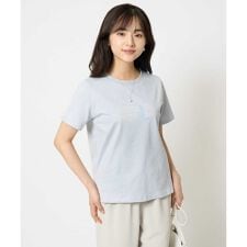 【小さいサイズ】配色デザインロゴTシャツ/接触冷感/洗える
