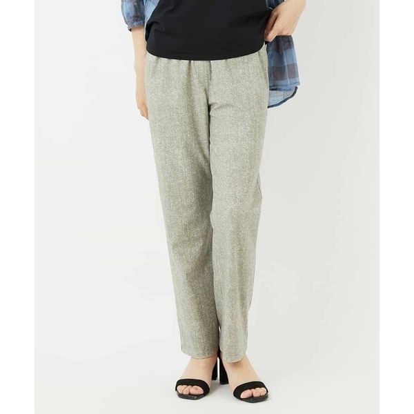 セットアップ対応]デニムライクストレッチワイドパンツ | ジャンニ・ロ