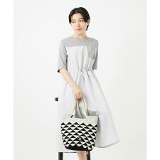 [接触冷感/吸汗速乾]サッカーシャドーギンガムワンピース