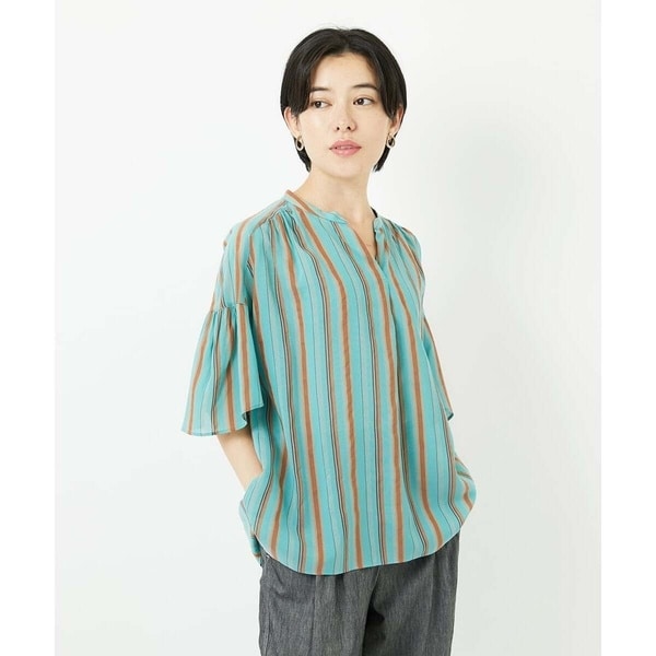 リネンチェックロングシャツブラウス | ジャンニ・ロ・ジュディ