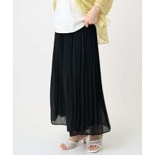 【小さいサイズ】ジョーゼットプリーツワイドパンツ