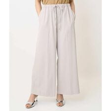 【小さいサイズ】センタープレス入りストレートワイドパンツ/UVカット/接触冷感/速乾/洗える