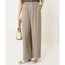 【小さいサイズ】リラクシーワイドパンツ/UVカット/接触冷感/洗濯機で洗える