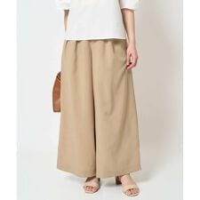 【小さいサイズ】2タックワイドパンツ/洗える