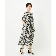 ドットストライプシアーワンピース