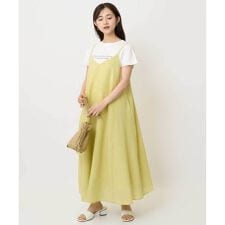 【小さいサイズ】ポコポコキャミワンピース/洗える