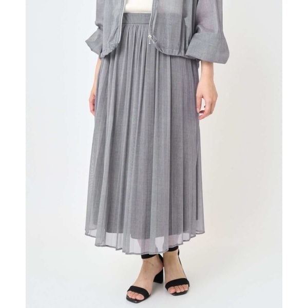 小さいサイズ】ブライトシアープリーツスカート/洗える | MK