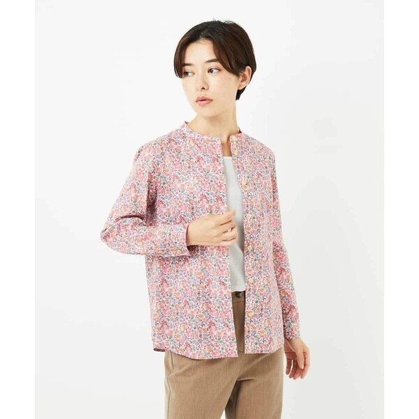 洗える]ジャスミン柄リネンブラウス | ジャンニ・ロ・ジュディチェ