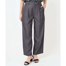 【小さいサイズ】ソフトデニムライクバレルパンツ/洗濯機で洗える