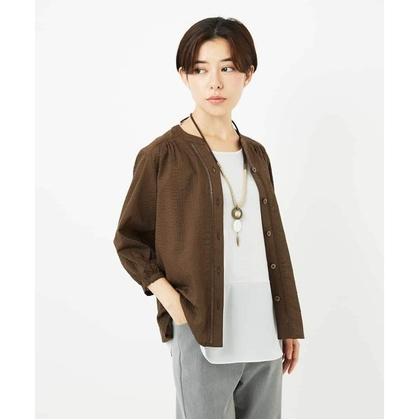 セットアップ対応]リファインガーゼベストブラウス | ジャンニ・ロ