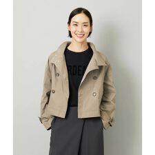 [小さいサイズ]スタンドカラーショートブルゾン