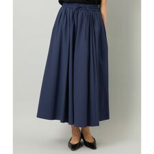 [小さいサイズ][セットアップ対応]ギャザースカート　サッカー無地