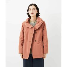 クリーミータフタショート丈コート