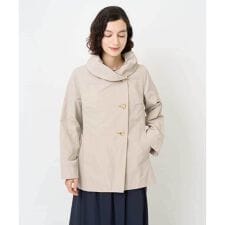 クリーミータフタショート丈コート